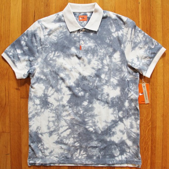 Nike Drifit Tiedye Golf Polo Shirt Mens 